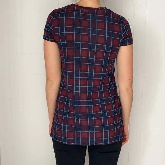 Plaid Tee - Picture 3 of 3